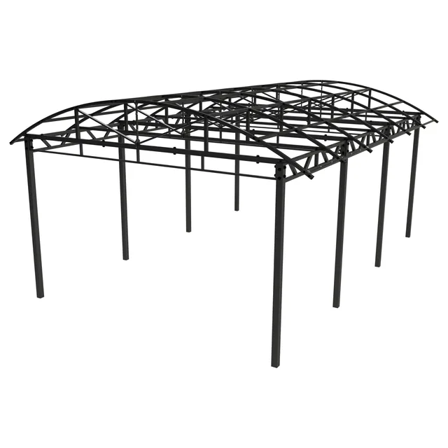 Park-5022 Навес для тренажеров теневой 6300х4800х3100
